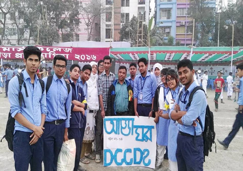 Members of the club after the annual sport&rsquo;s day with the moderator