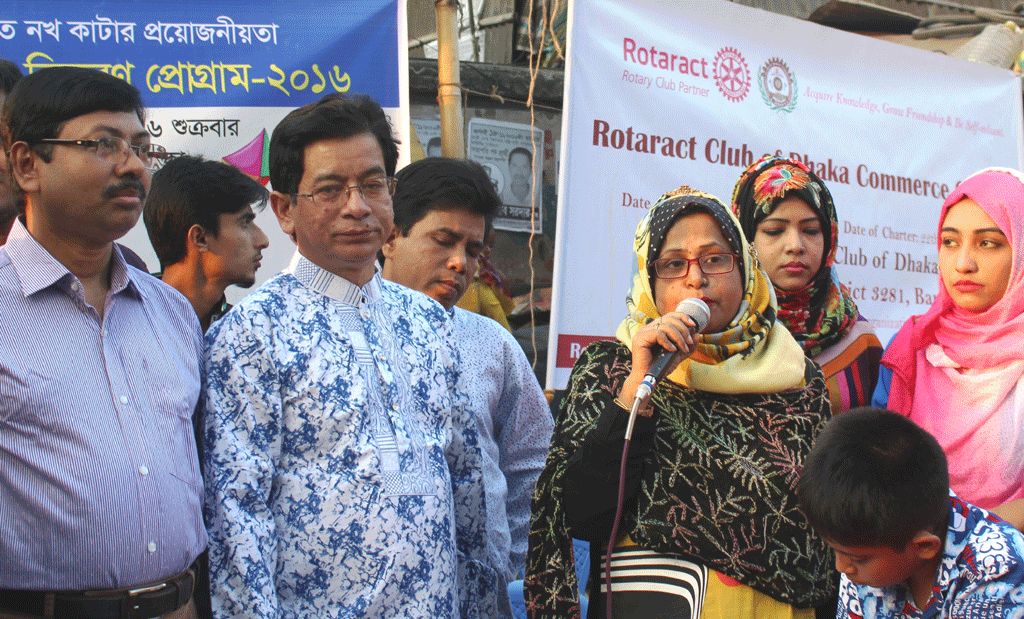 Nail Cutter Distribution and Handwash Program by Rotaract Club &nbsp;and Icche Ghuri Foundation 18.11.2016 &nbsp;(2)
